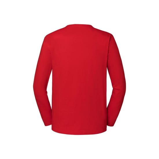 Fruit of the Loom Mens Iconic Premium Long-Sleeved T-Shirt (Red) - Image 2