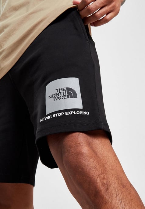 Pantalón corto The North Face Small Box Reflective Logo en negro - Image 3