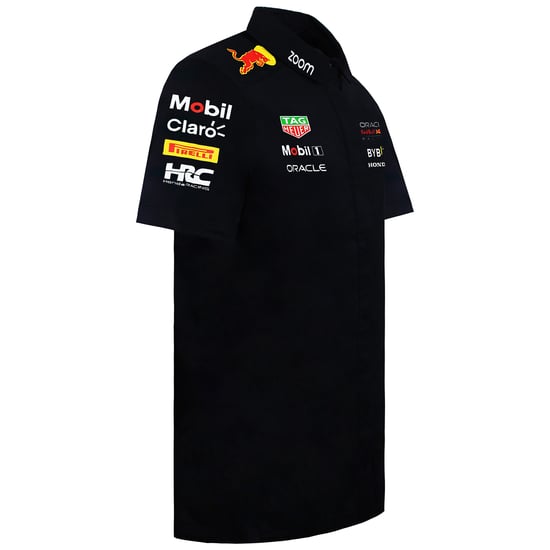 Red Bull Racing F1 2024 Team Mens Navy Shirt - Image 3