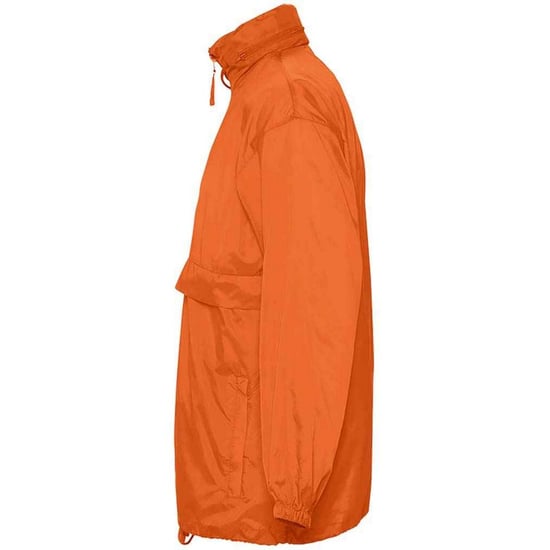 SOLS Unisex Adult Surf Windbreaker (Orange) - Image 3