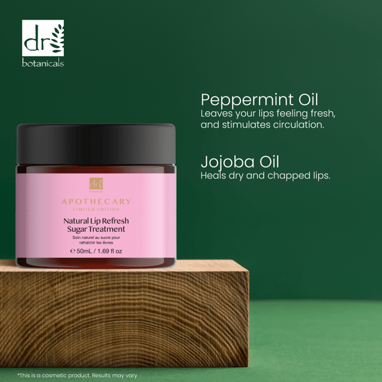 Dr Botanicals Natural Lip Refresh Tratamiento de Azúcar 50ml - Image 5
