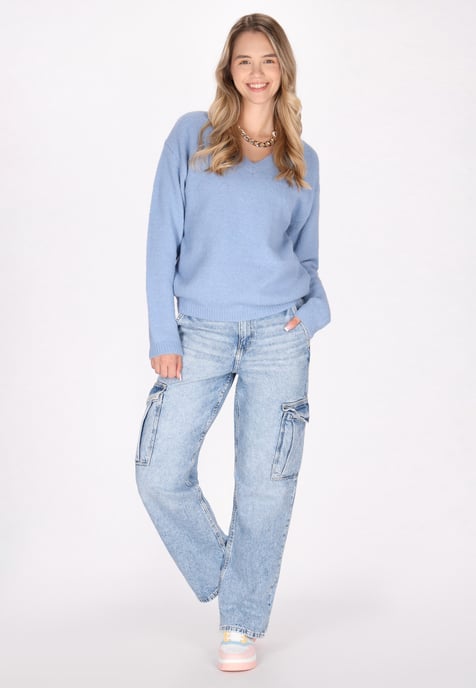 Mymo sweater women light blue - Image 2