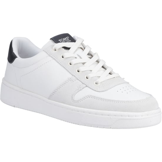 TOMS TRVL Lite Court Leather Men's White/Black Trainers - Image 1