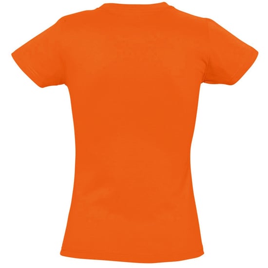 SOLS Womens/Ladies Imperial Heavy Short Sleeve T-Shirt (Orange) - Image 2