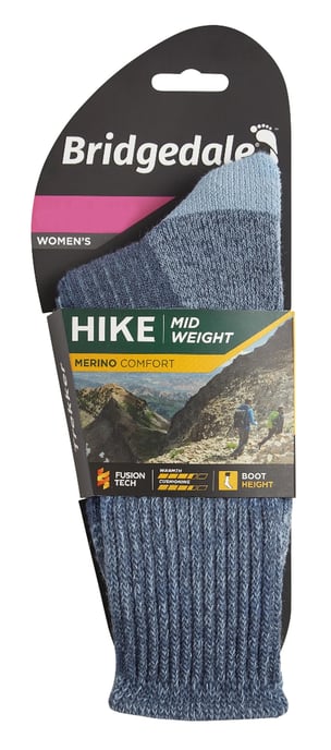 Bridgedale - Calcetines de lana merino para mujer - Azul - Image 2
