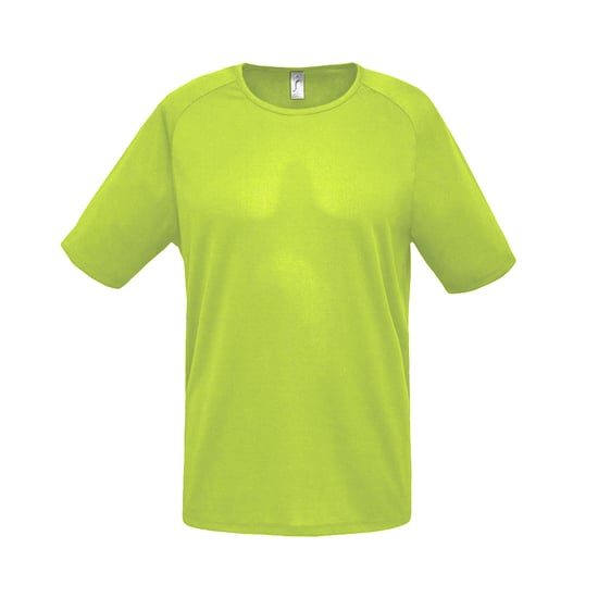 SOLS Mens Sporty Short Sleeve Performance T-Shirt (Apple Green) - Image 1