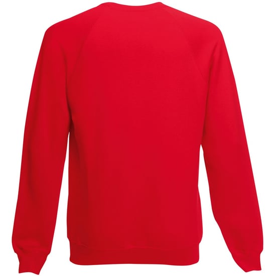 Fruit Of The Loom Childrens Unisex Raglan Sleeve Sweatshirt (Pack of 2) (Red) - Image 2