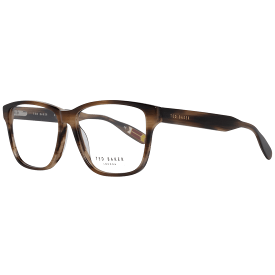Ted Baker Square Mens Brown Horn Beige Glasses