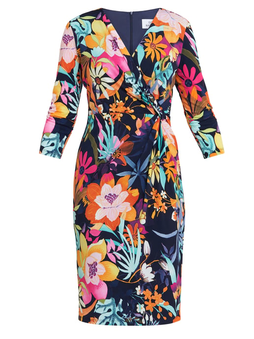 Dana Jersey Wrap Dress
