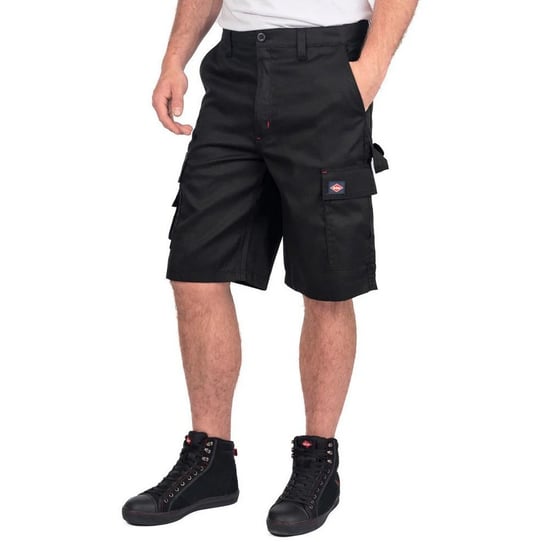 Lee Cooper Mens Classic Cargo Shorts (Black) - Image 4