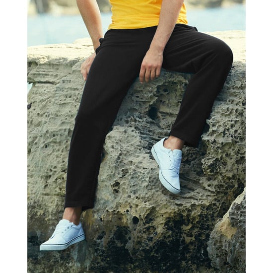 Fruit Of The Loom Mens Lightweight Jog Pant / Jogging Bottoms (Black) - Image 3