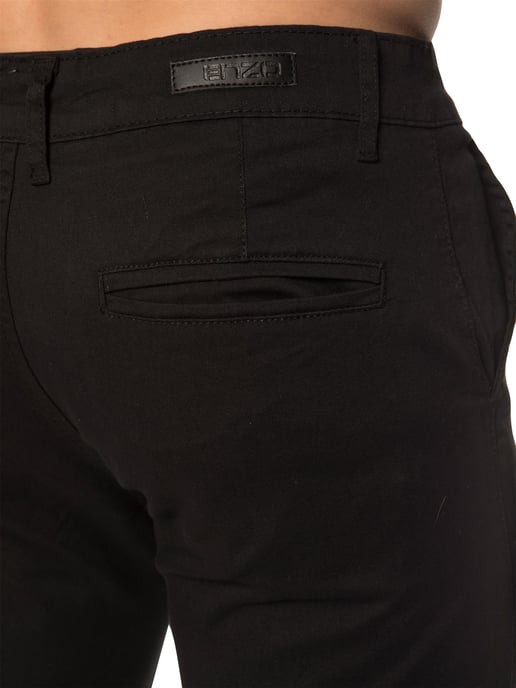 Enzo | Pantalones Cortos Chinos Ajustados para Hombre con Elástico - Image 4
