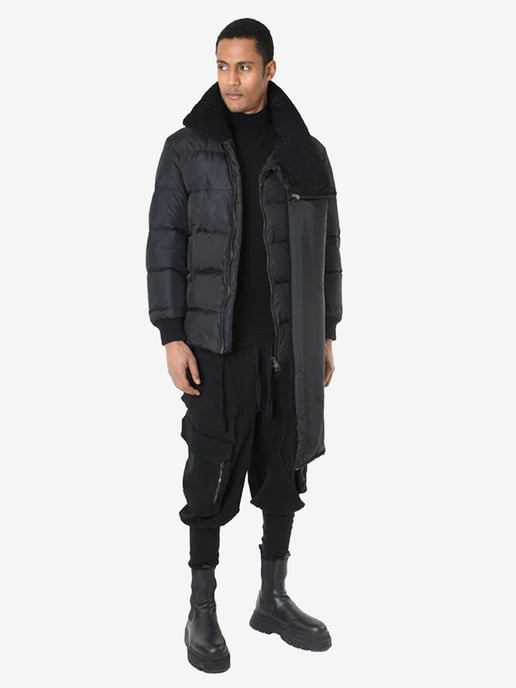 La Haine Inside Us Chaqueta Zimowa del hombre negro - Image 4