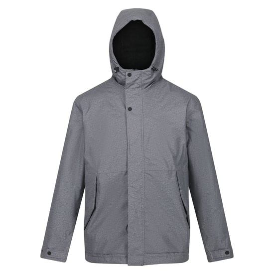 Regatta Mens Sterlings IV Waterproof Jacket (Storm Grey Marl) - Image 1