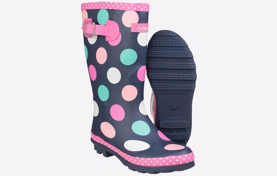 Cotswold Dotty WATERPROOF Wellington Junior Girls - Image 4