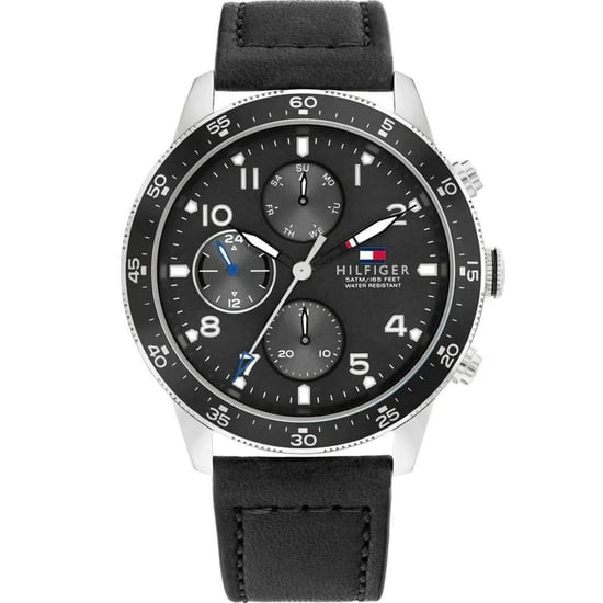 Tommy Hilfiger Jimmy Men's Black Watch 1791947 - Image 1