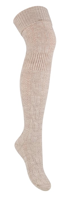 Calcetines de lana para mujer Steven - Beige - Image 1