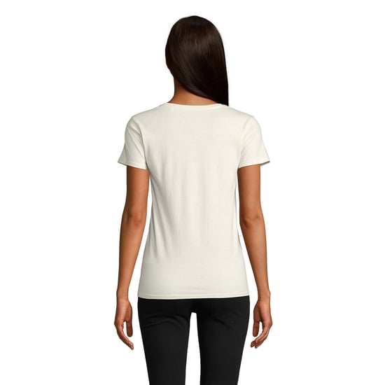 SOLS Womens/Ladies Pioneer T-Shirt (Natural) - Image 2
