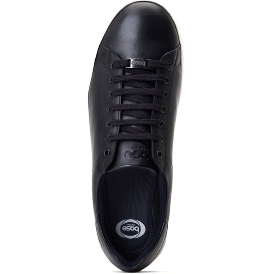 Base London Tucker Leather Men's Black Trainers - Image 4