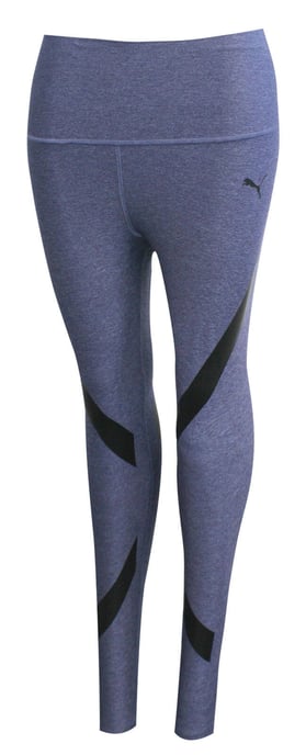 Puma Womens Power Shape Graphic Leggings Fitness Gym Tight Blue 513096 03 A76B