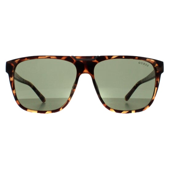 Guess Square Mens Blonde Havana Green GU00056