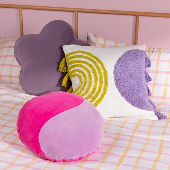 Cojín Reversible Relleno Listo de Terciopelo con Flores Heya Home - Image 4