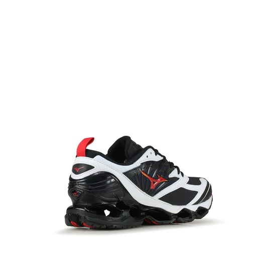 Mizuno Wave Prophecy "Icon" Lace-Up Black Synthetic Mens Trainers D1GA212209