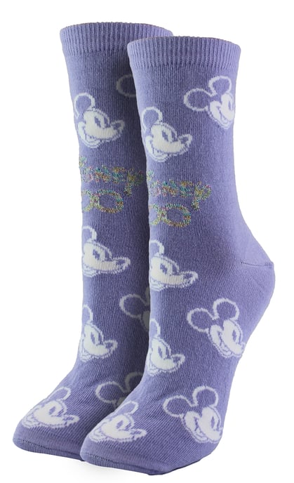 Señoras Disney Calcetines | Colorful Fancy Casual Funny Novelty Dress Socks D100 - Image 1