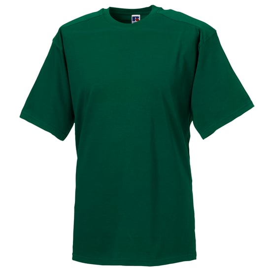 Russell Europe Mens Short Sleeve Cotton T-Shirt (Bottle Green) - Image 5