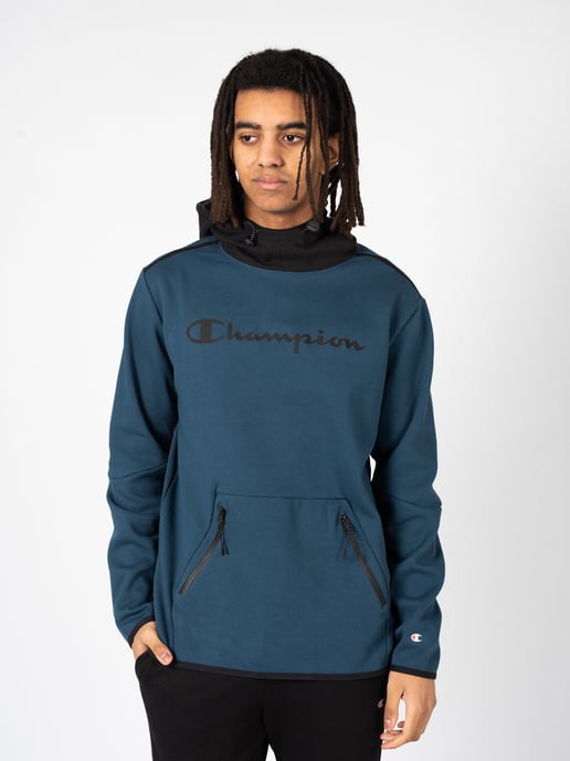 Champion Sudadera del hombre negro, azul - Image 3