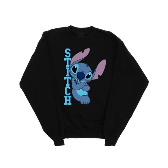 Disney Mens Lilo And Stitch Posing Sweatshirt (Black)