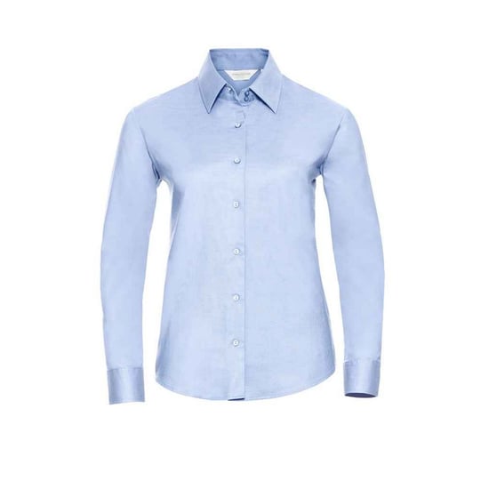 Russell Womens/Ladies Oxford Easy-Care Long-Sleeved Shirt (Oxford Blue) - Image 1