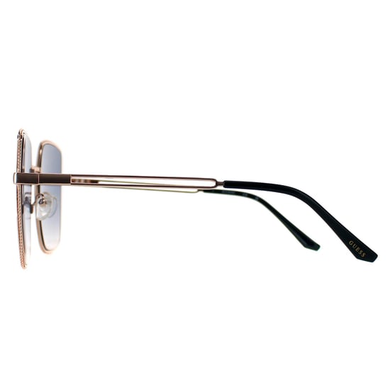 Gafas de sol Guess GF0419 28W oro rosa brillante degradado azul - Image 3