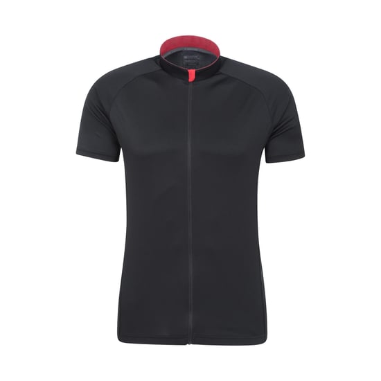 Mountain Warehouse Mens Roubaix Full Zip Cycling Top (Jet Black)