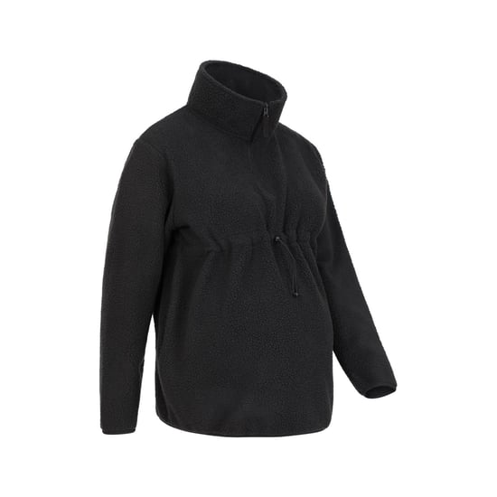 Mountain Warehouse Womens/Ladies Cosy Sherpa Half Zip Maternity Fleece Top (Black) - Image 5