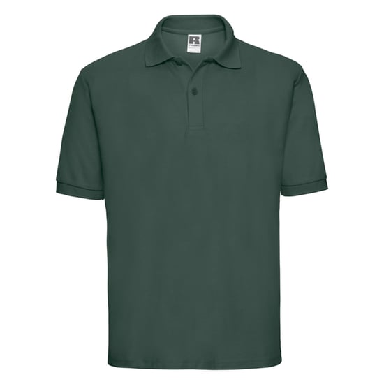Russell Mens Classic Polycotton Polo Shirt (Bottle Green) - Image 1
