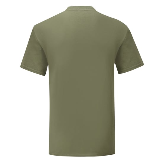 Fruit Of The Loom Mens Iconic T-Shirt (Pack of 5) (Classic Olive Green) - Image 2