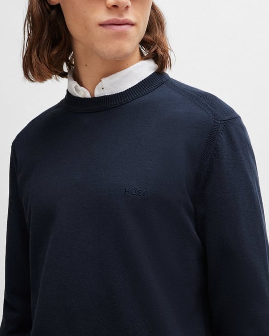 BOSS Orange Asac C Suéter de Cuello Redondo para Hombre - Image 3