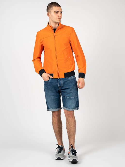Chaqueta Geox Vincit Bomber Hombre Naranja - Image 5