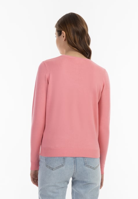 Mymo Knitted pullover women pink - Image 4