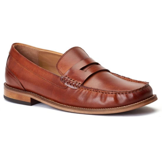 Base London Garfield Leather Men's Burnt Tan Loafers - Image 1