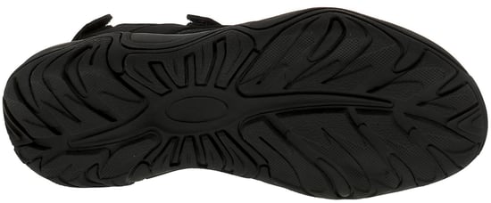 Rockstorm Mens Beach Sandals Trekking Ridge Touch Fastening black