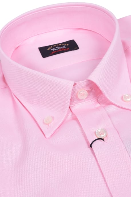 Paul And Shark Long Sleeved Shirt Pink