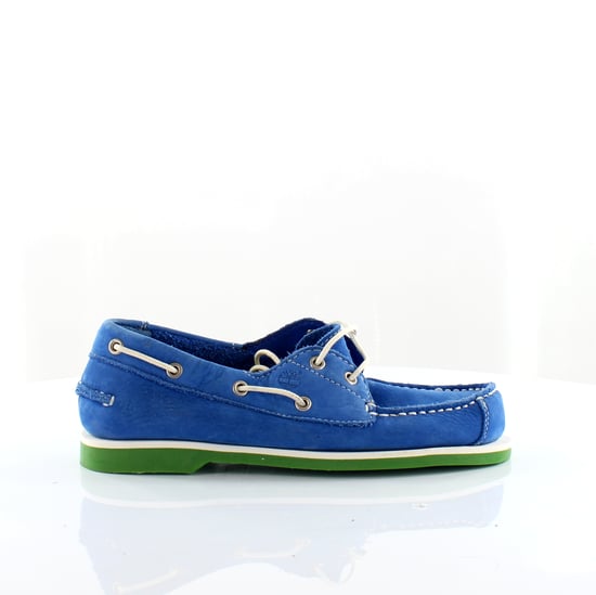 Timberland Classic 2 Eye Blue Suede Leather Lace Up Juniors Boat Shoes 6894R