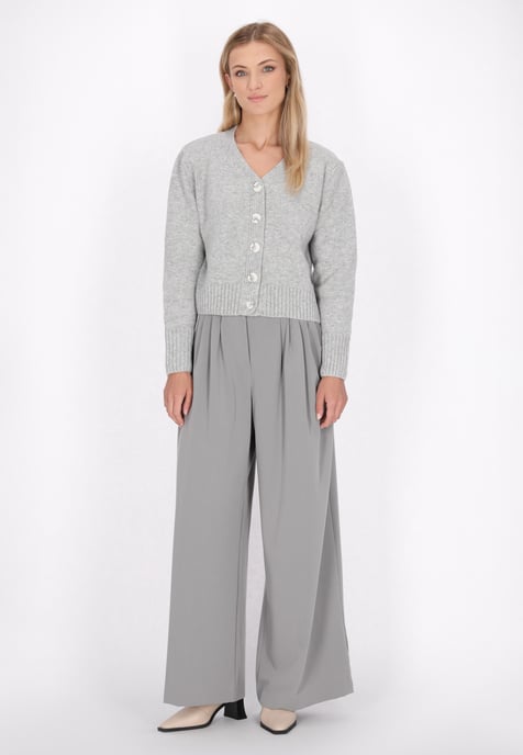 Dreimaster Cardigan women Grey melange - Image 2