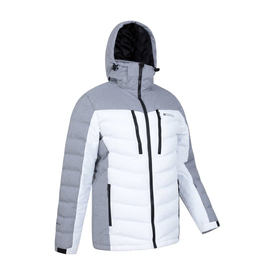Mountain Warehouse Mens Vulcan III Ski Jacket (White) - Image 4