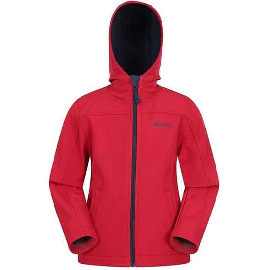 Mountain Warehouse Childrens/Kids Exodus Water Resistant Soft Shell Jacket (Red)