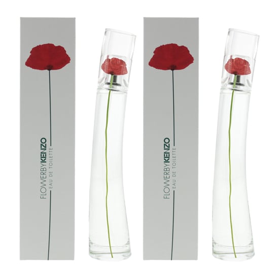 Flower By Kenzo Eau de Toilette 50ml Spray For Her x 2