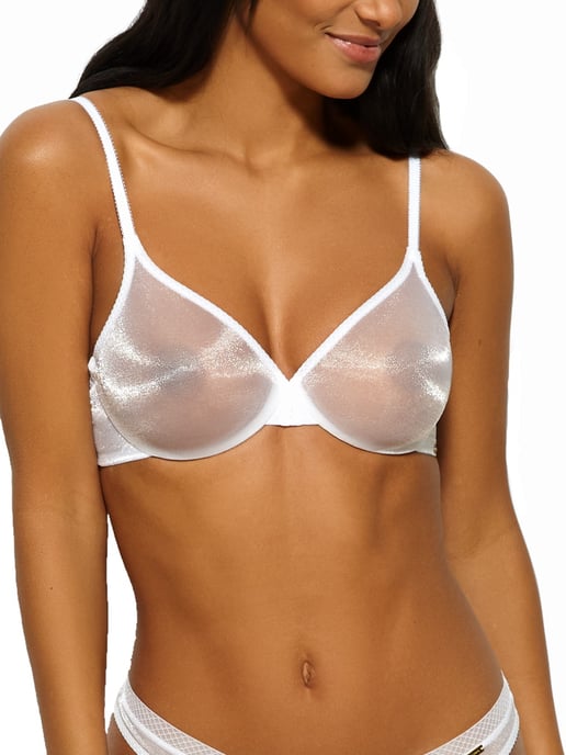 Glossies Sheer Plunge Bra - Image 1