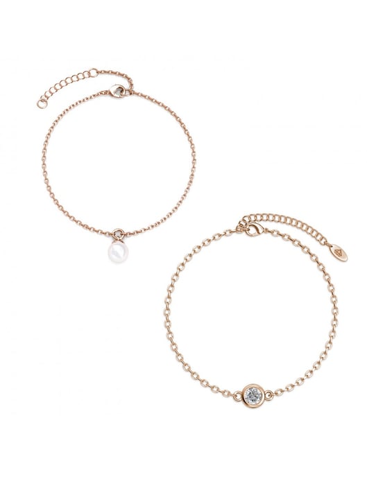Caja corazón San Valentín - 14 joyas - Oro rosa y Cristal - Image 2